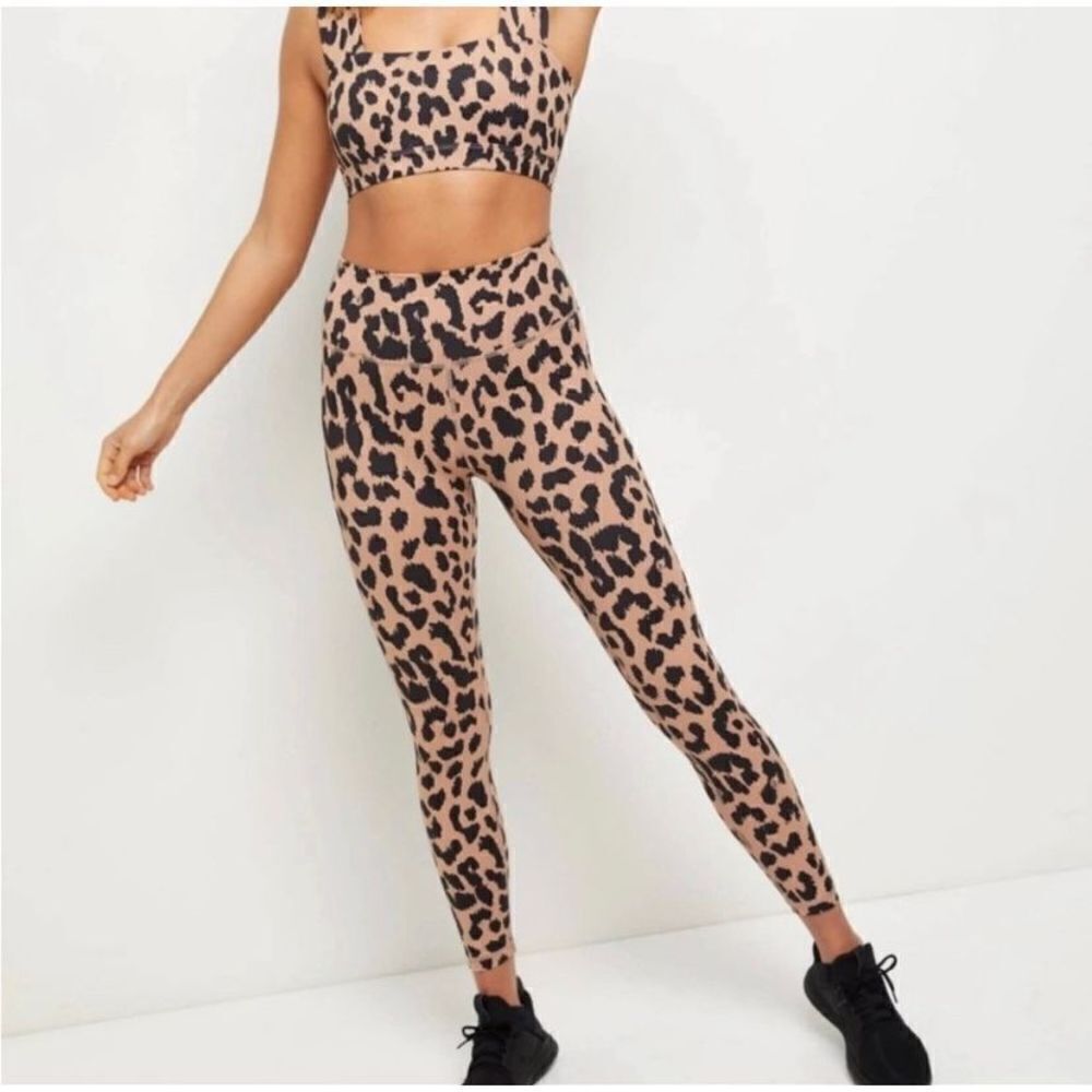 All Fenix high waist cheetah print luxe S Athleisure leggings